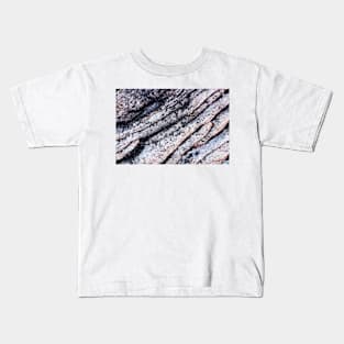 Rock patterns at Pearl Beach Kids T-Shirt